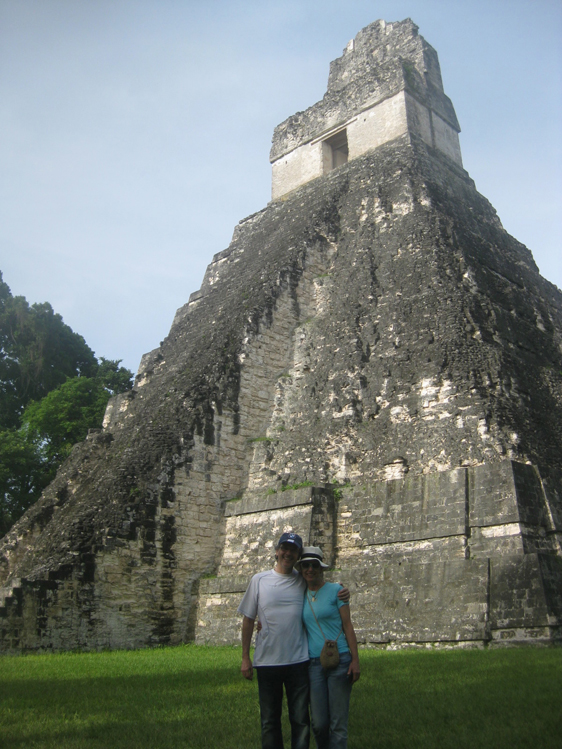 09/07/12. Templo Gran Jaguar, ruinas Mayas em Tikal.