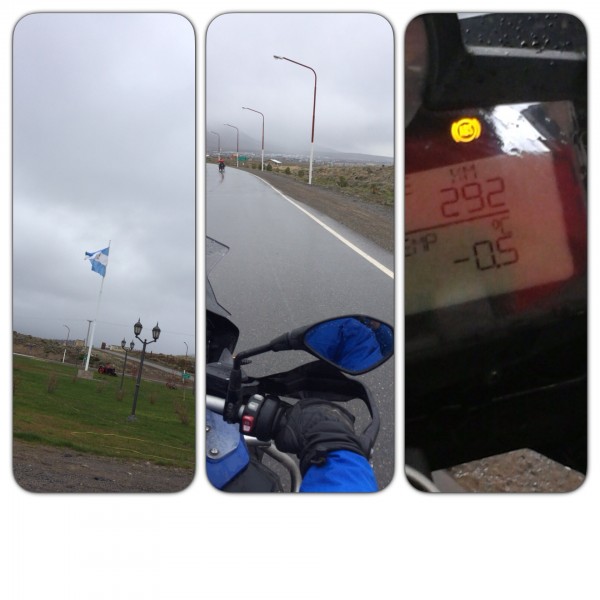 <p>
	17 dias 352 km, gelado , muita neve , frio , vento forte e chuva. Ai que frio !</p>