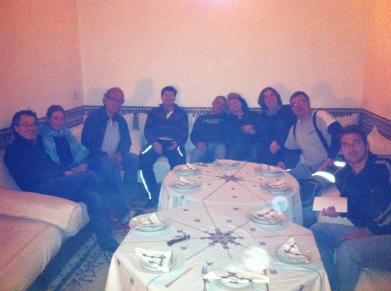 <p>
	Jantar no Hotel Le Riad, em Fez ,um charme ! Com : Levi Braga , Silvia. Juliano, Ricardo Teixeira, Alvaro, Henrique, Roberto Carramaschi, Silene, Caio e Myrian.</p>